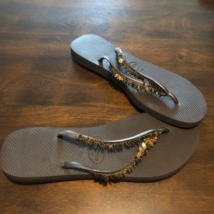 havaianas slim leaves